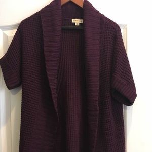 St. John’s Bay Purple Sparkle Cardigan